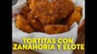 Tortitas de zanahoria con elote | Chilantojos