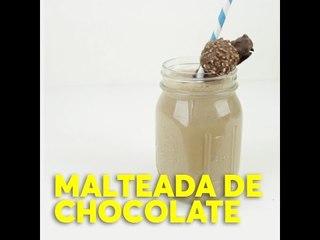 Malteada de chocolate | Chilantojos