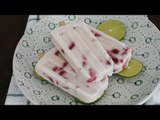 Paletas de yogur y fresa #Chilantojos