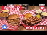 Versus Mou's Original: Pulled Pork vs Costillas BBQ