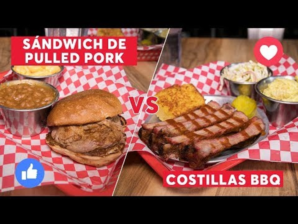 Versus Mou's Original: Pulled Pork vs Costillas BBQ