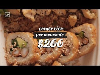 Comiendo Sushi en la Ciudad de México | #ComerRico por menos de $200