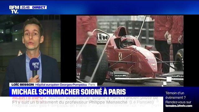 L'ancien pilote de F1 Michael Schumacher est soigné à l'hôpital Georges-Pompidou à Paris