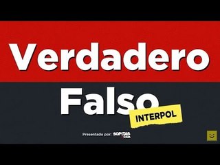 Verdadero o Falso con Interpol - ¿Realmente son fans de Héroes del Silencio?