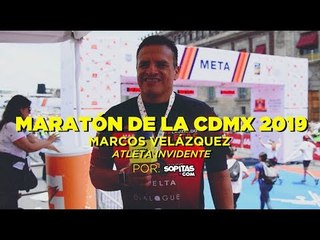 Marcos Velázquez, atleta mexicano invidente nos cuenta su historia