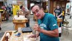 Teaching Wood Carving in Person at Mark Adams School of Wood Woodworking