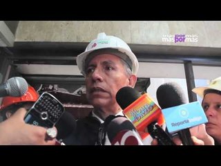 Los restos de la explosión