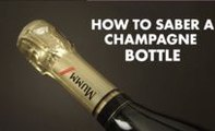 How to Saber a Champagne Bottle