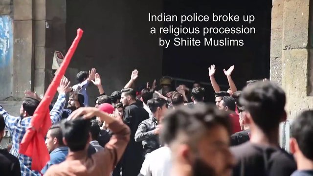 India tightens Kashmir lockdown over Muslim processions