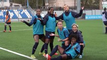 Sous la pluie avec les Olympiennes