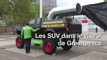 Allemagne: Greenpeace épingle les SUV à l'ouverture du salon automobile de Francfort