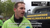 Greenpeace macht auf der IAA gegen SUVs mobil