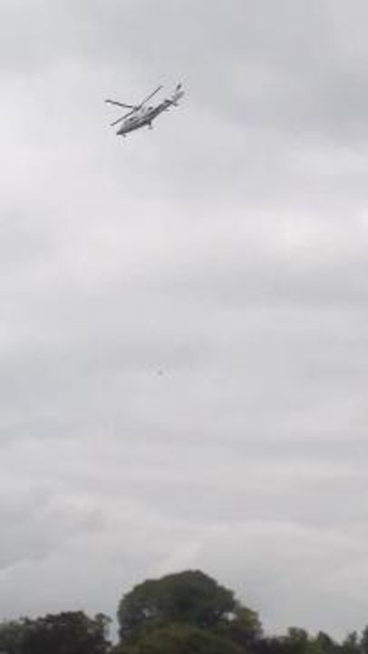Kettering Road air ambulance