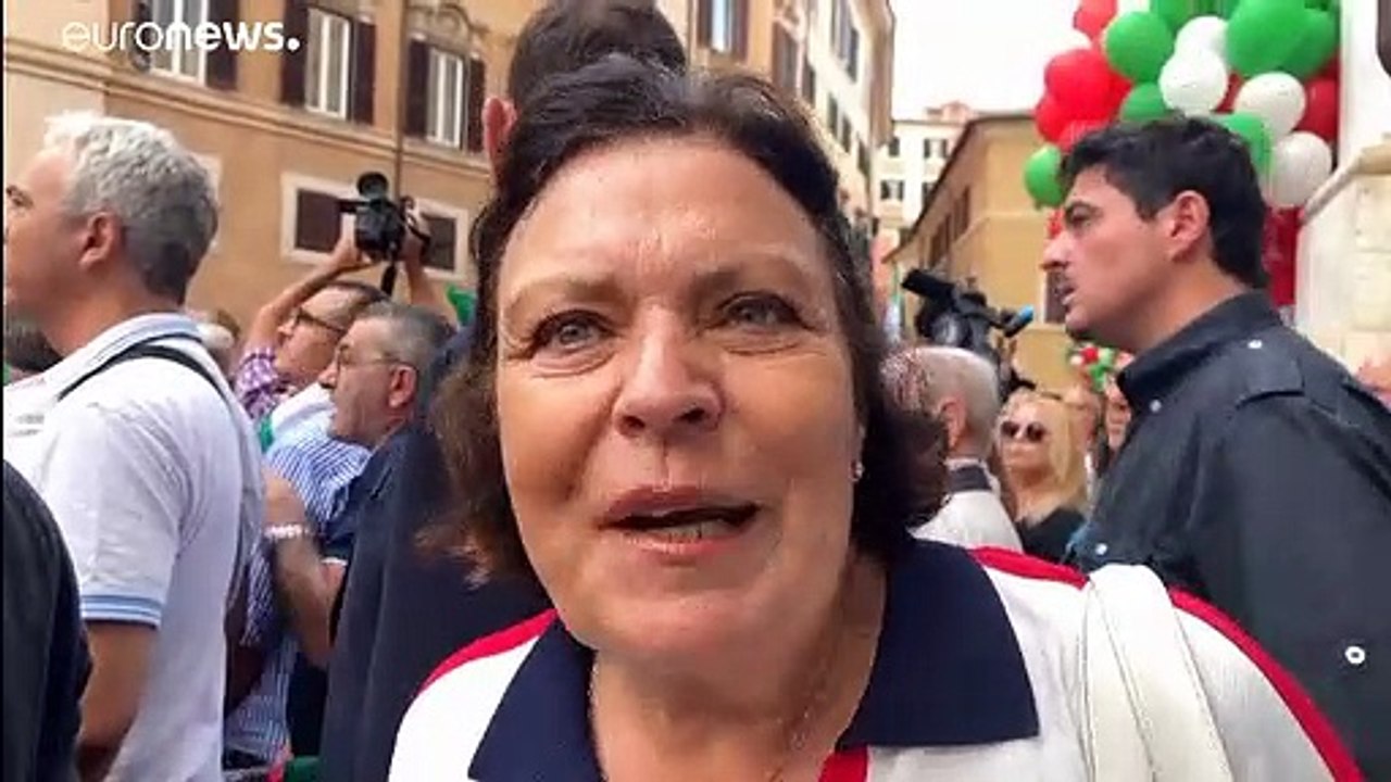 "gedemütigt und verraten": rechte demo in rom