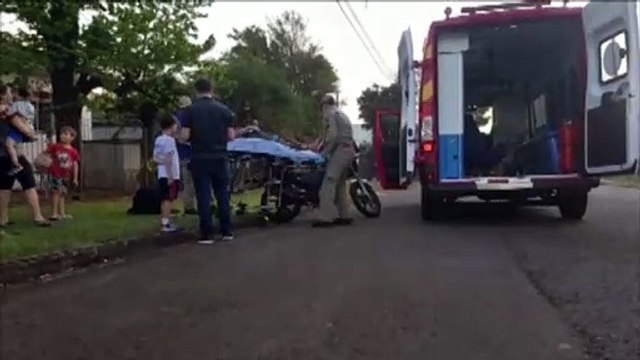 Siate atende jovem ferido no Bairro São Cristóvão