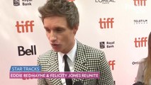 Eddie Redmayne and Felicity Jones Reunite for 'The Aeronauts' on TIFF Red Carpet