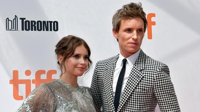 Eddie Redmayne and Felicity Jones Reunite for 'The Aeronauts' on TIFF Red Carpet
