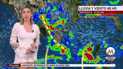 El clima  para  mañana 10 de septiembre, con Jessica de Luna