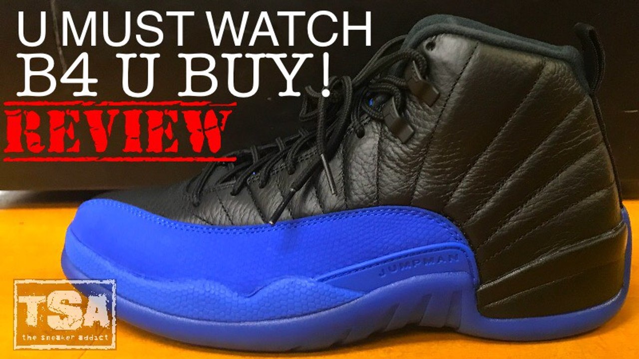 Air Jordan 12 Game Royal Retro Sneaker HONEST Detailed Review YOU MUST WANT BEFORE YOU GET THEM