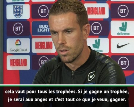 Angleterre - Henderson : Nous voulons gagner des trophées