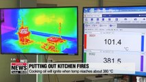 Fire expert explains proper ways to put out kitchen fires