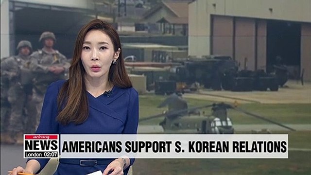 7 out of 10 Americans believe S. Korea-U.S. relations improve U.S. national security