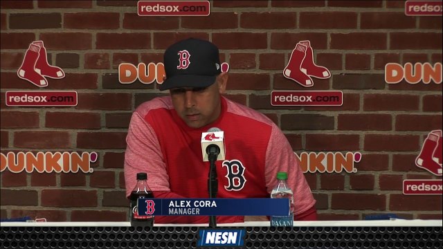 Alex Cora Calls David Ortiz' Rockstar Baseball Player' After First Pitch