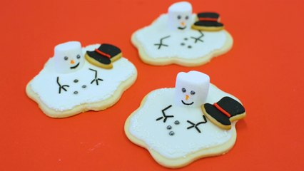 Melted Snowman Cookie