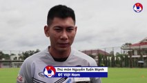 Thủ môn Tuấn Mạnh tự tin cạnh tranh vị trí với Văn Lâm và Văn Cường tại ĐT Việt Nam | VFF Channel