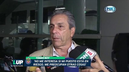 LUP: A Tomás Boy no le interesa si su puesto está en riesgo