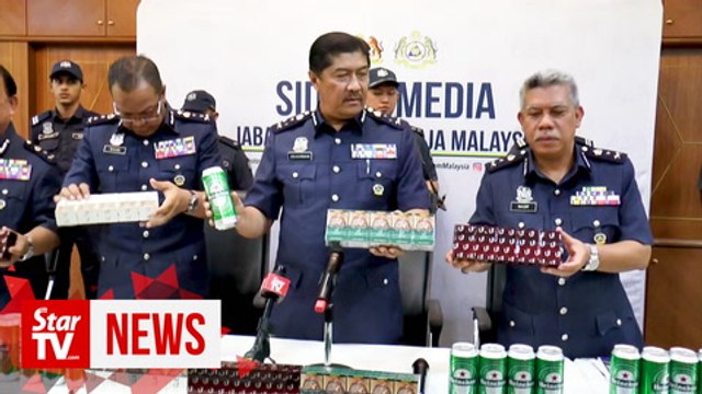 Lorry driver arrested, RM3.66mil worth of cigarettes, beer seized