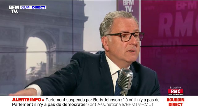 Boris Johnson suspend le Parlement : là ou il n'y a pas de Parlement, il n'y a pas de démocratie , répond Richard Ferrand