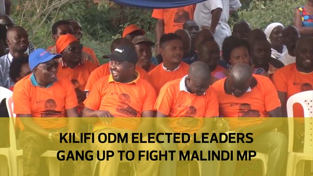 Kilifi ODM elected leaders gang up to fight Malindi MP