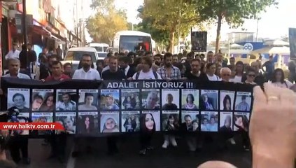 Çorlu Tren Faciası duruşması için hayatını kaybedenlerin aileleri yürüdü