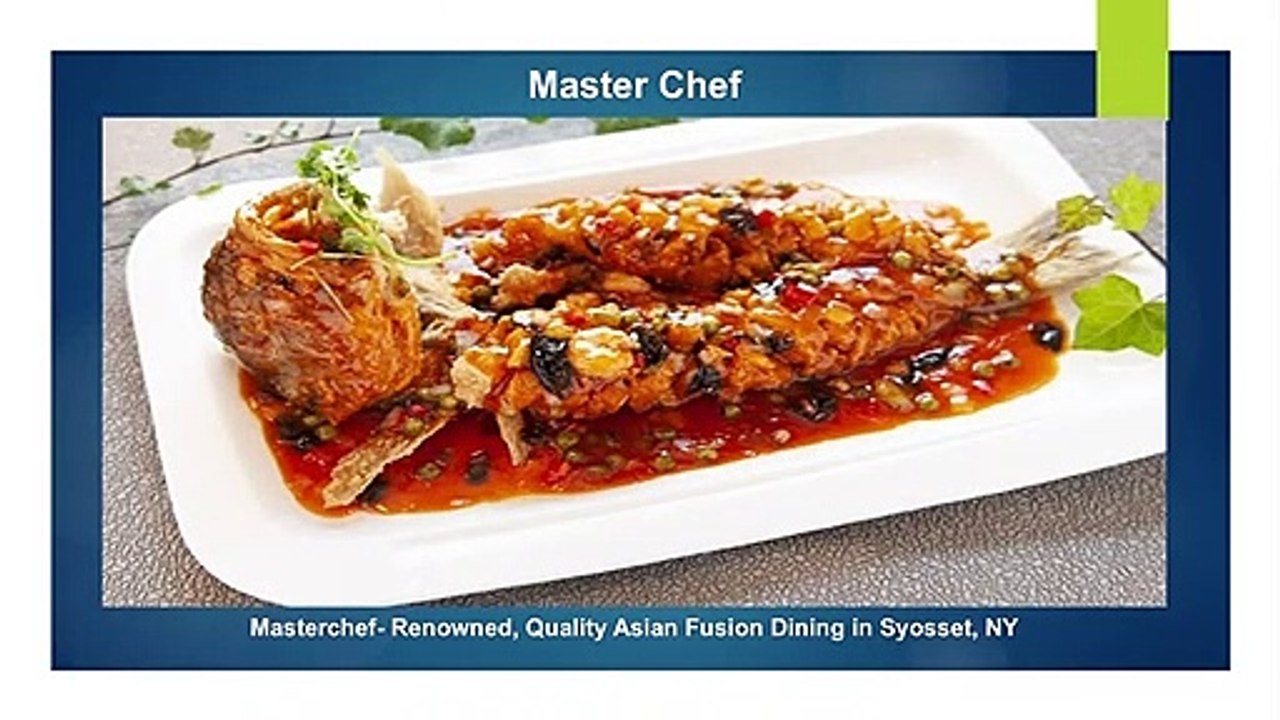 Master Chef - Asian Fusion Restaurant