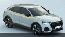 Audi Q3 Sportback exterior design Animation