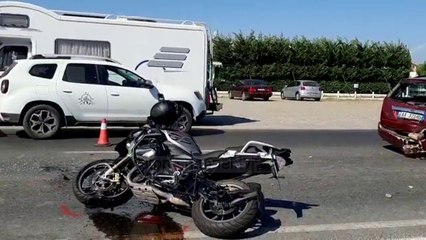 Aksident në Lezhë, motoristi në gjendje të rëndë - Top Channel