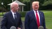 Trump and FIFA President Gianni Infantino meet on 2026 World Cup and women players equity
