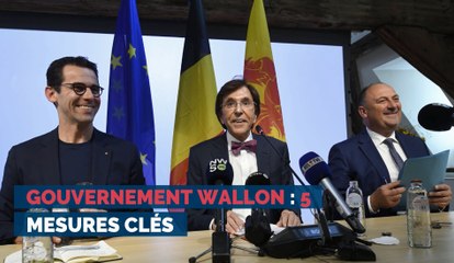 Gouvernement wallon : 5 mesures clés
