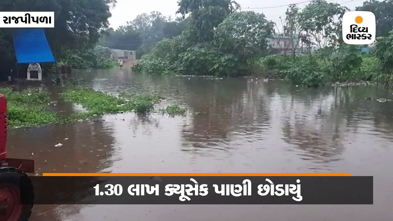 ડેડીયાપાડામાં 6 ઇંચ વરસાદ, કરજણ ડેમના 8 દરવાજા...