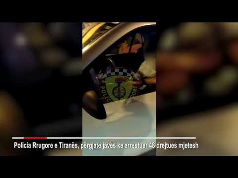 Policia Rrugore e Tiranës arreston 48 drejtues mjetesh - Top Channel