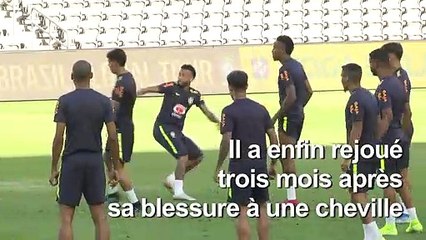 Retour réussi pour Neymar avec le Brésil