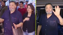 Rishi Kapoor Returns Home After A Year Of Treatment With Wife Neetu Singh