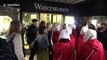 Eerie 'Handmaids' walk for Margaret Atwood sequel in Piccadilly, London