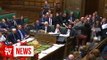 Protesting lawmakers pushed away during UK Parliament suspension