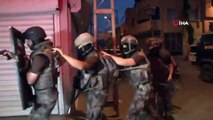 500 polisle torbacılara şafak baskını