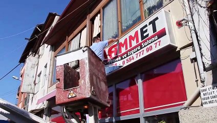 Tepkiye neden olan tabela indirildi