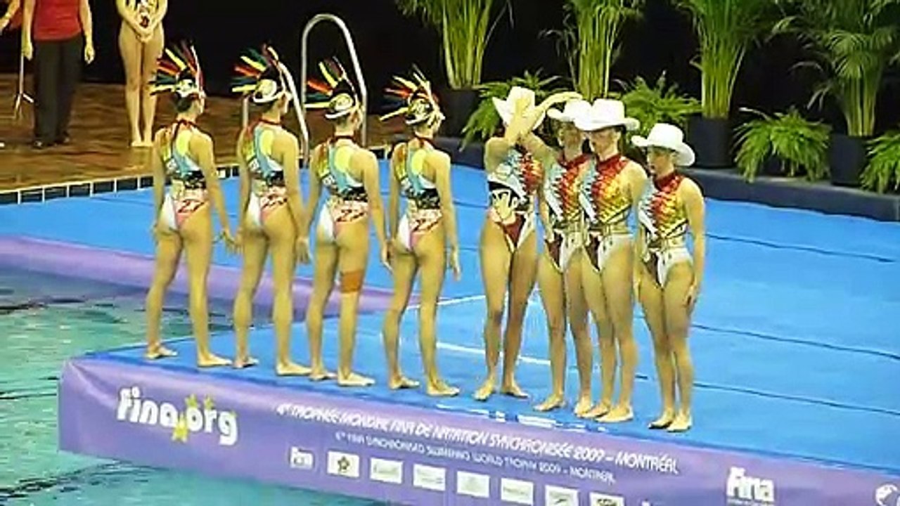 Team Canada Synchronized Swimming Montreal November 2009