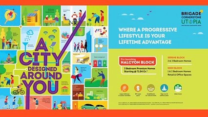 Brigade Cornerstone Utopia Premium Apartment in Whitefield