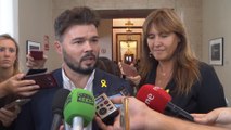 Rufián exige que Borrell explique al Congreso su 